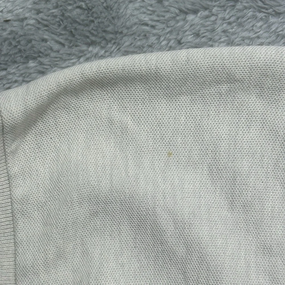 Vintage Patagonia Polo Shirt Mens‎ L Light Gray Short Sleeve Outdoor Casual Hike